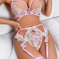 Secret Garden Embroidered Bra Set