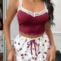 Floral Desire Lace Pajama Short Set