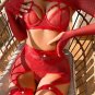 Fun and Flirty Fishnet Bra Set