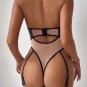Wet Look Cut-Out Heart Teddy