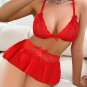 Delicate Romance Lace Bra and Skirt Set