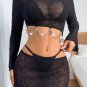 Long Sleeve Crop Top Set