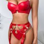 Just Desserts Wet Look Bra Set