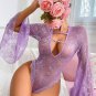 Dreamy Lavender Lace Teddy