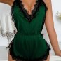 Sleeping In Satin Romper
