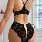 Heart's Flame Crotchless Teddy