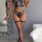 Elegant Longline Lace Bra Set
