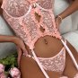 Let Me Love You 3 Piece Bustier Garter Set