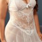Plus Size Romantic Lace and Mesh Babydoll
