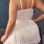 Plus Size Romantic Lace and Mesh Babydoll