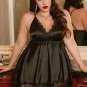 Plus Size Elegant Satin Babydoll