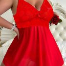 Plus Size Flirtatious Allure Babydoll Set