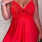 Plus Size Flirtatious Allure Babydoll Set