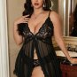 Plus Size Allure Flyaway Babydoll Set