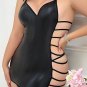 Plus Size Open Back Babydoll Set