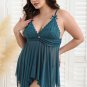 Lingerie Lace Babydoll Plus Size Sleepwear Nightwear Mesh Chemise