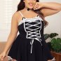 Plus Size Private Maid Lingerie Costume