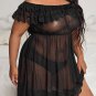 Plus Size In For A Treat Mesh Babydoll
