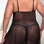 Plus Size Excuse Me Babydoll Set