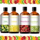 100ml Sweet Fruity Fragrance Oil Coconut & Vanilla Strawberry Lemon Peach Pear Aroma Oil