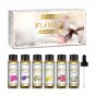 6 Bottles Floral Oils Set Rose Lavender Ylang Ylang Jasmine Geranium Chamomile