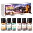 6PCS Fragrance Oils, 10ML Pine, Christmas Wreath, Sugar, Gingerbread
