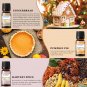 6PCS Fragrance Oils, 10ML Pine, Christmas Wreath, Sugar, Gingerbread