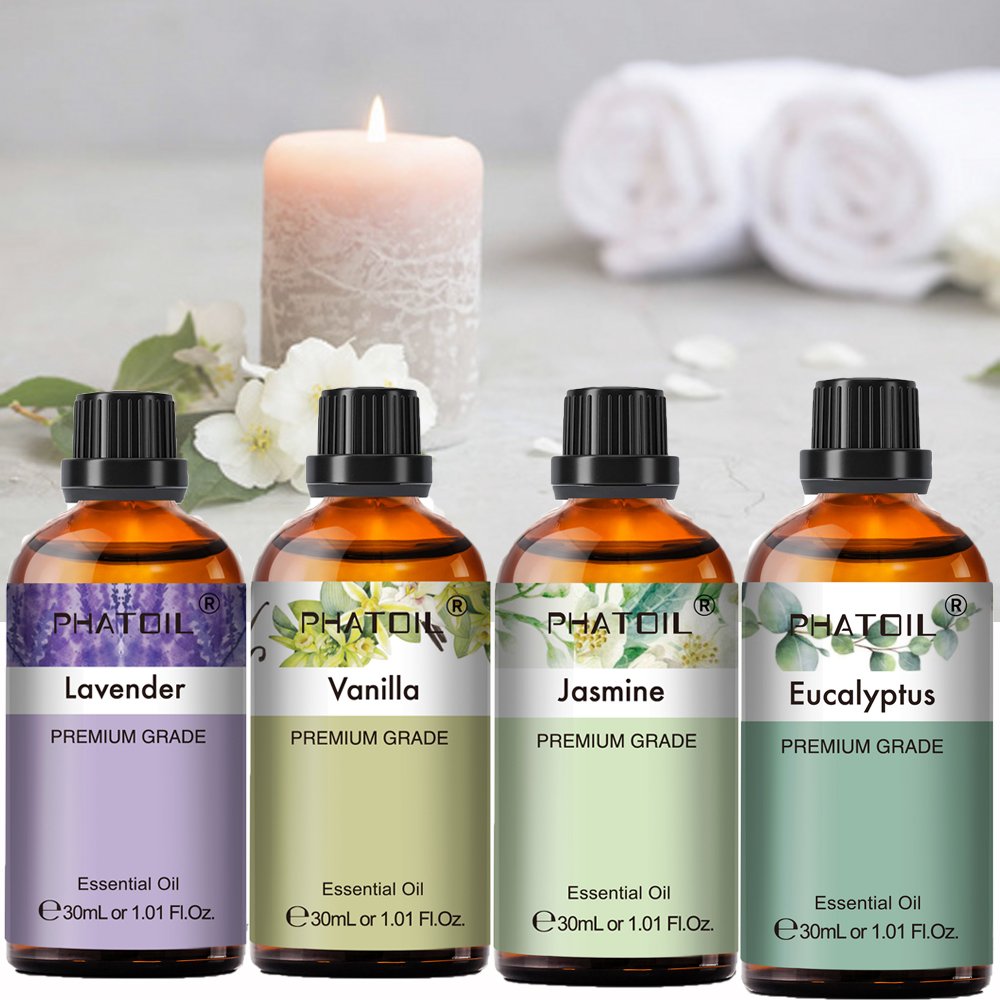 30ml Lavender Peppermint Vanilla Tea tree Essential Oils