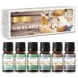 6pcs/set Fragrance Oil Gift Kit Coffee Bakery Harvest Spice Pumpkin Pie Forest Pine