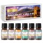 6pcs/set Fragrance Oil Gift Kit Coffee Bakery Harvest Spice Pumpkin Pie Forest Pine