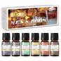 6pcs/set Fragrance Oil Gift Kit Coffee Bakery Harvest Spice Pumpkin Pie Forest Pine