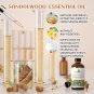 118ML/4 Fl.Oz. Essential Oils, Sandalwood Plant Oil for Diffuser, Purifier, Skin, Hair