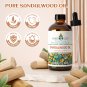 118ML/4 Fl.Oz. Essential Oils, Sandalwood Plant Oil for Diffuser, Purifier, Skin, Hair