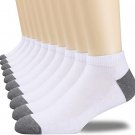 3 pairs two white Pairs Mens Plain Solid Cotton Sports Ankle Athletic