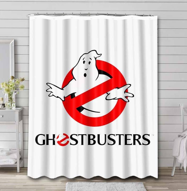 Ghostbusters Shower Curtain Rod Rail Sets