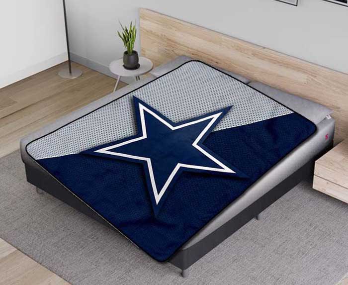 Dallas Cowboys Football Team Fleece Blanket Quilt