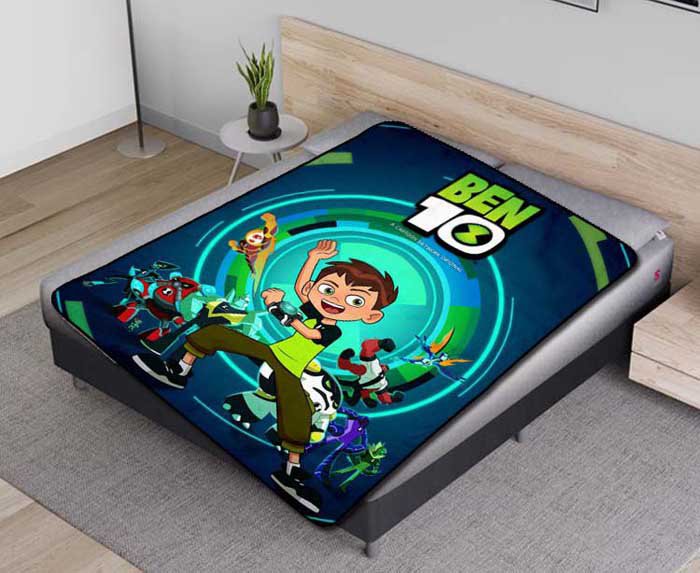 Ben 10 Fleece Blanket Quilt
