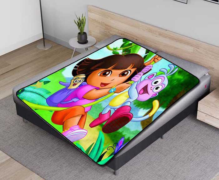 Dora the Explorer Fleece Blanket Quilt