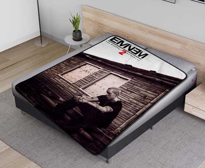 Eminem The Marshall Mathers LP Fleece Blanket Quilt