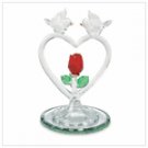 #36360 Glass Doves and Heart