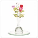 #38041 Five Mini Roses in Glass Vase