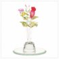 #38041 Five Mini Roses in Glass Vase