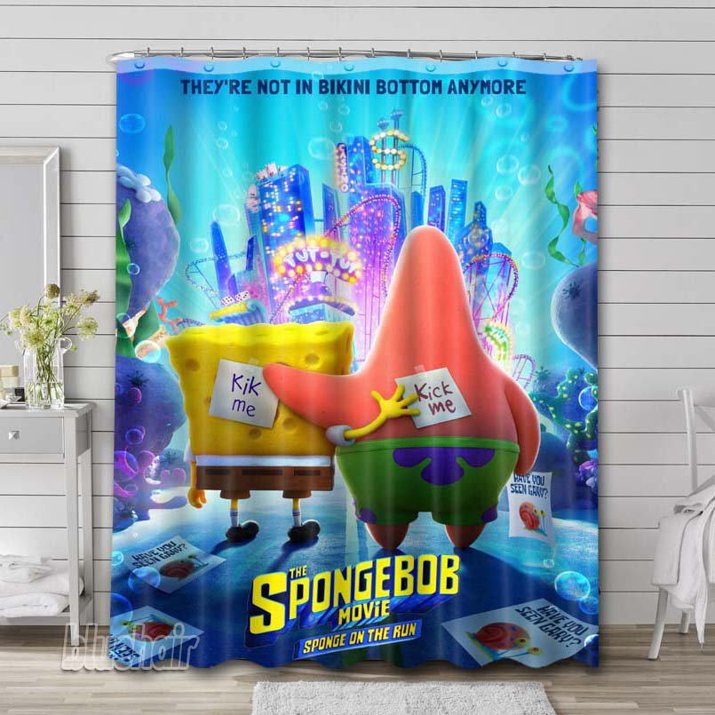 SpongeBob SquarePants Sponge On The Run Shower Curtain Hooks