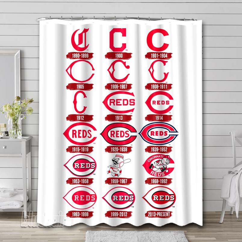 Cincinnati reds bathroom set