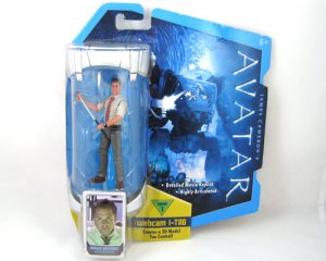 AVATAR 3.75 Figure PARKER SELFRIDGE With Golf Club RARE