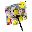 Vintage Plush Pikachu, Toothbrush, Lucky Pikachu, Keyring & Fan from Japan