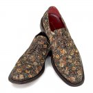 Jean-Michel Cazabat Floral Print Glitter Accent Derby Shoes