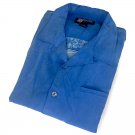 High Roller Vintage Roulette Blue Silk Bowling Shirt