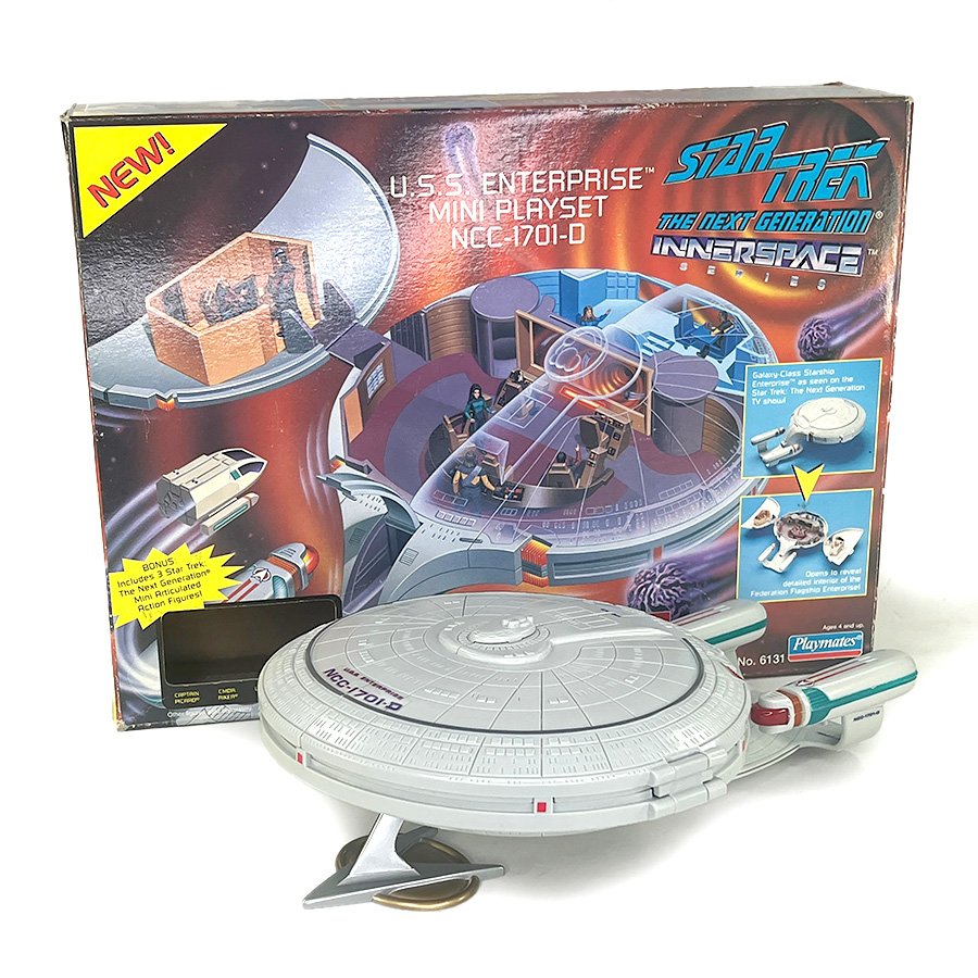 Star Trek Next Generation Enterprise 1701-D Vintage Mini Playset