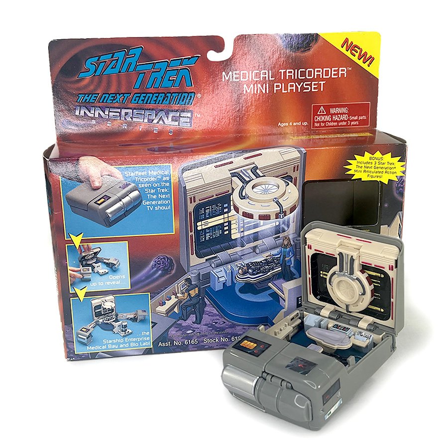 Star Trek Next Generation Medical Tricorder Vintage Mini Playset